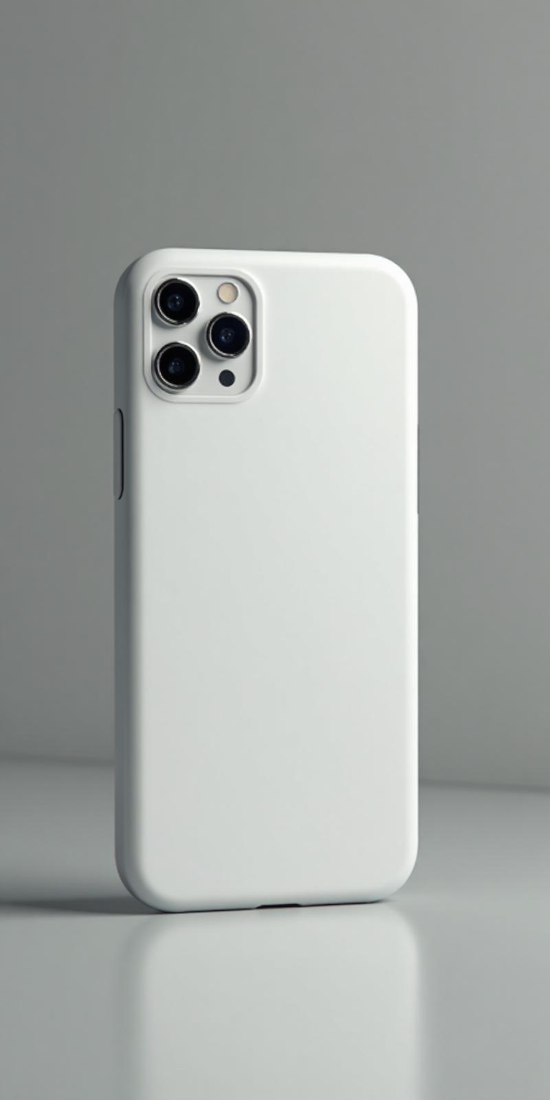 Digital illustration of a iPhone 17 custom phone case mockup